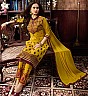 Haldi Yellow Cotton Straight Semi Stitched Salwar Kameez - Online Shopping India