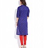 BLUE Kurti in W collection - Online Shopping India