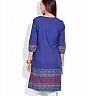 AURELIA Y/D BLUE Kurta - Online Shopping India