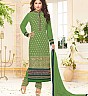green  Embroidered Straight Suit - Online Shopping India