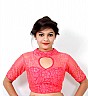 Ioko Pink Round Shape With Dori Blouse - Online Shopping India