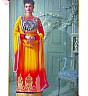 Designer Yellow Straight Suit with embroidered work - Online Shopping India