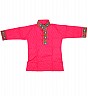Pink Full Sleeve Kurta For Kids - Online Shopping India