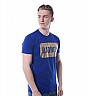 Obidos Polyster cotton BLUE Tshirts for men - Online Shopping India