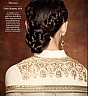 Mumtaz Beige Cream Embroidered  Semi Stitched Dress - Online Shopping India