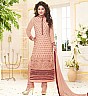 Pinkish  Embroidered Straight Suit - Online Shopping India