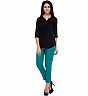 W Smart Casual GREEN TROUSER - Online Shopping India