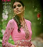 Georgette Semi Stitched Pink Salwar Kameez - Online Shopping India
