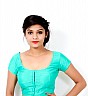 IOKO Turquoise Round Shape With Dori Blouse - Online Shopping India