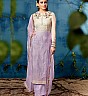 Soulful Lavender Semi Stitched Salwar Kameez - Online Shopping India