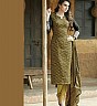 Bhagalpuri Silk Yellow Semi Stitched Dress - Online Shopping India