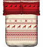 OSI ZZ Homadic Dessert I Red & Beige Double Bed Sheet with 2 Pillow Covers - Online Shopping India