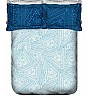 OSI  ZZ Summer Harvest I Blue Double Bed Sheet with 2 Pillow Covers - Online Shopping India