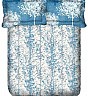 OSI DD Queen Blue Printed BedSheet with 2 Pillow Covers - Online Shopping India