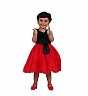 Isabelle Red-Black Partywear Dress - Online Shopping India