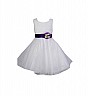 Isabelle Purple-White Partywear Dress - Online Shopping India