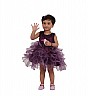 Isabelle Dark Purple Partywear Dress - Online Shopping India