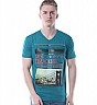 Obidos Polyster cotton GREEN Tshirts for men - Online Shopping India